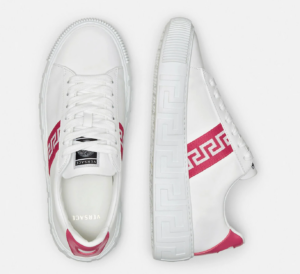 Alternative view of Giày Versace Wmns Greca 'White Pink' DST644D-1A00775-2W090