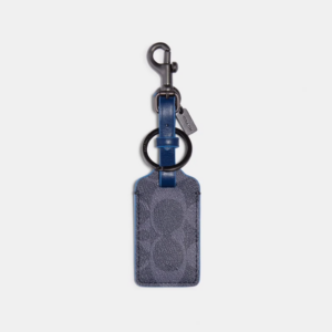 Alternative view of Ví Coach Luggage Tag In Signature Canvas Denim 91671