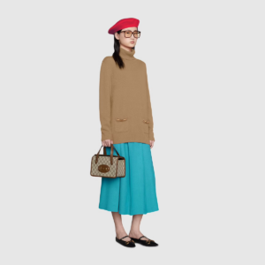 Alternative view of Túi Gucci Horsebit 1955 'Beige Brown' Leather