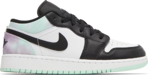 Giày Nike Air Jordan 1 Low SE 'White Black Tie Dye' DQ2514-100