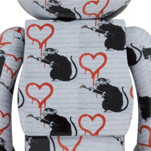 Mo Hinh Brandalism Bearbrick 1000% 'Love Rat' 96341-LRT-1000
