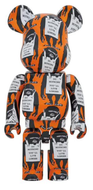Mo Hinh Brandalism Bearbrick 1000% 'Monkey Sign' 99298-MKS-1000