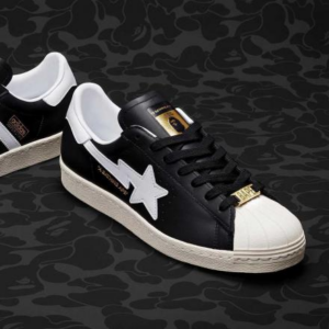 Giay Adidas x BAPE Superstar 80s 'Core Black Off White' IF2385