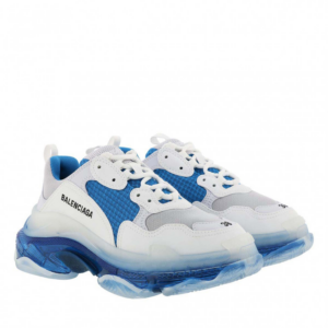 Alternative view of Giày Balenciaga Triple S Sneaker White Blue 541624-W09ON-9169
