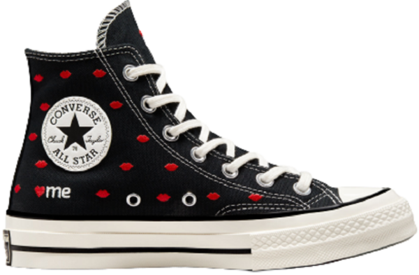 Giày Converse Chuck 70 Crafted With Love High Black Red A01600C