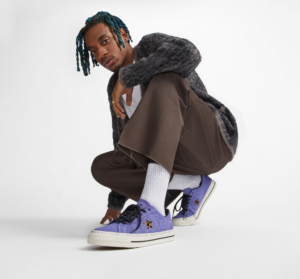 Giay Converse One Star Ox x Sean Pablo 'Wild Lilac' A04371C