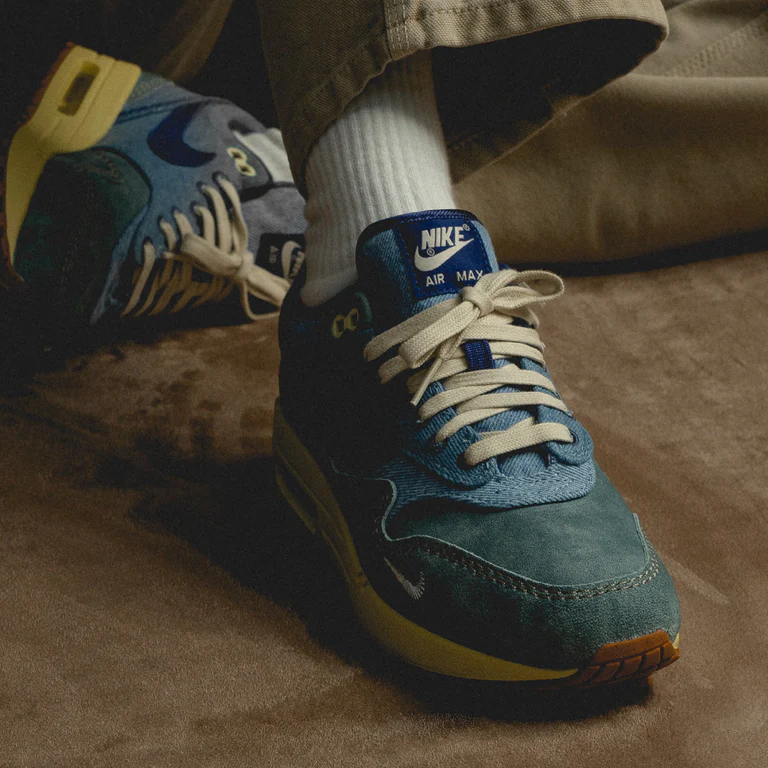 Giay Nike Air Max 1 Premium Dirty Denim 'Deep Royal Blue' DV3050-300