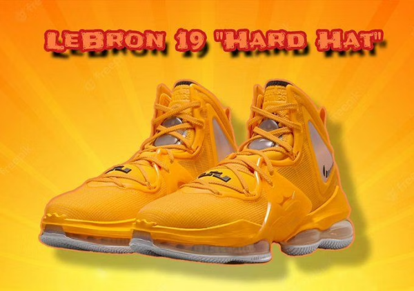 Giày Nike LeBron 19 Hard Hat 'Yellow' CZ0203-700 - Hình ảnh 7