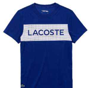 Ao Lacoste Sport Printed  T-Shirt Blue TH4865-EMJ