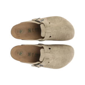 Dep Birkenstock Boston Vegan 'Gray Taupe Desert Dust' 1023196