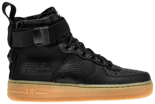 Giày Nike Sf Air Force 1 Mid 'Black Gum' Aa3966-002 - Authentic-Shoes