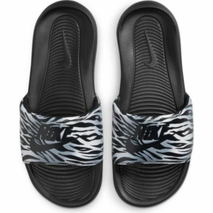 Dep Nike Victori One Slide Print 'Black Silver' CN9676-011