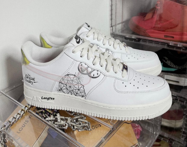 Giày Nike Wmns Air Force 1 BG 'The Great Unity' DM5457-110 - Hình ảnh 6