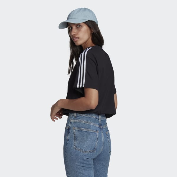 Áo Adidas Adicolor 3D Trefoil Loose Tee Black GN2930 - Ảnh 6