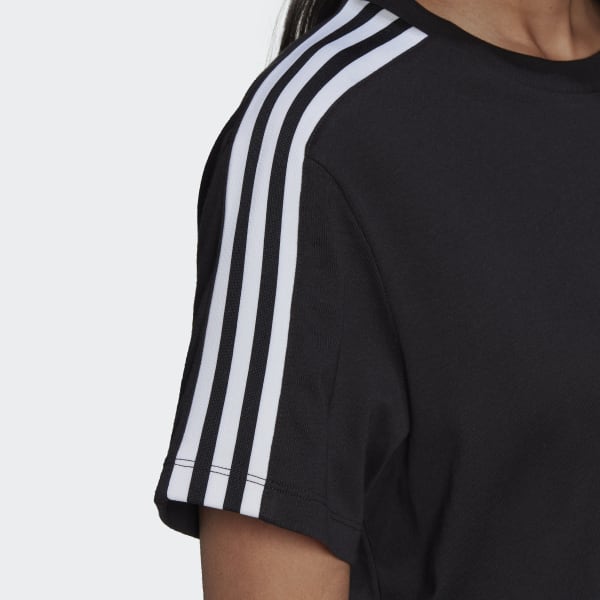 Áo Adidas Adicolor 3D Trefoil Loose Tee Black GN2930 - Ảnh 3