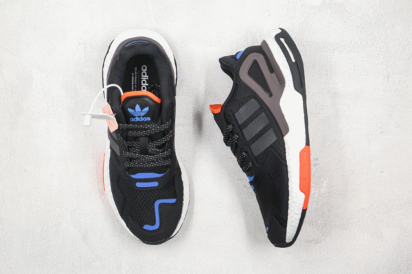 Giày Adidas Day Jogger 'Black Solar Red' FW4818 - Ảnh 4