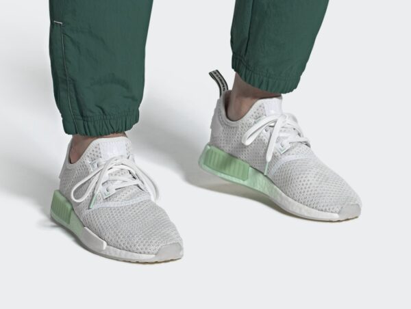 Giày Adidas NMD_R1 Knit 'White Blush Green' FV1737 - Hình ảnh 3