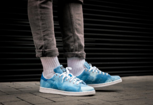 Giay Adidas Pharrell x Hu Holi x Stan Smith 'Blue' AC7045