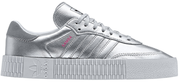 Giày Adidas Samba Rose 'Silver' Metallic D96769