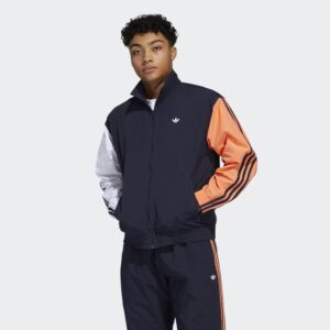 Alternative view of Áo Adidas Shadow Trefoil Windbreaker Legend Ink Signal Coral FM1537