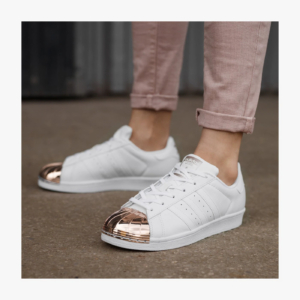 Alternative view of Giày Adidas Wmns Superstar Metal Toe 'White Copper Metallic' BY2882