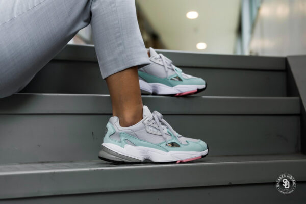 Giày Adidas Originals Falcon 'Watermelon Grey Easy Green' B28127 - Hình ảnh 2