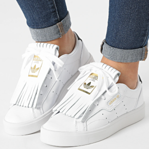 Alternative view of Giày Adidas Wmns Sleek 'Cloud White' FY5047