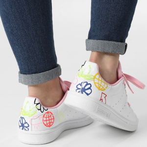 Giay Adidas Wmns Stan Smith 'Doodle White Pink' FX5680