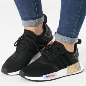 Alternative view of Giày Adidas Wmns NMD R1 'Black Irescent' GY8537