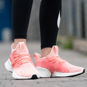 Alternative view of Giày Adidas Alphabounce Instinct 'Coral Pink White' D97284