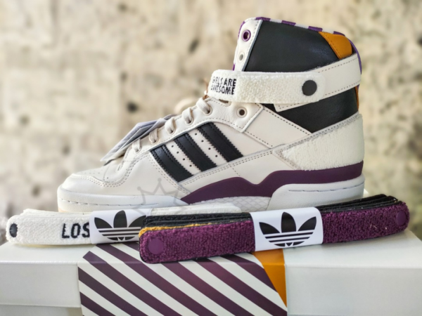 Giày Adidas Girls Are Awesome x Forum High 'Cloud White Purple' GY2632 - Hình ảnh 6
