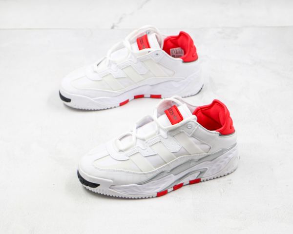 Giay Adidas Niteball Cloud White Red Core H67539