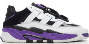 Giay Adidas Niteball 'White Purple Black' FX0361