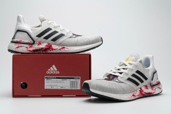 Giày Adidas UltraBoost 2020 'Chinese New Year Grey Floral' FW4314 - Hình ảnh 5
