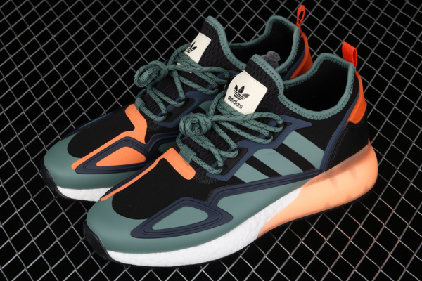 Giày Adidas ZX 2K Boost 'Black Tech Emerald' FZ0218 - Hình ảnh 7