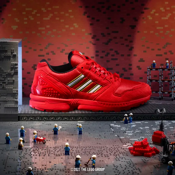 Giày Adidas LEGO x ZX 8000 'Color Pack Active Red' FY7084 - Hình ảnh 2