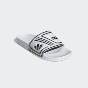 Alternative view of Dép Adidas Adilette Black and Royal Blue Slides EE6178
