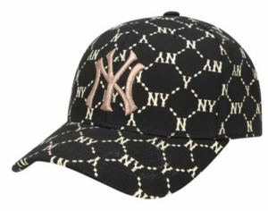 Mũ MLB Dia Monogram Cured Adjustable Cap New York Yankees 32CPFH111-50L
