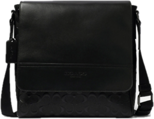 Tui Coach Houston Map Bag In Signature 'Black' 4006-QB