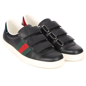 Alternative view of Giày Gucci Men's New Ace Strap 'Black' 548699-DOPE0-1061