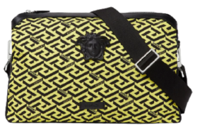 Túi Versace La Greca Signature Shoulder Pink Yellow 1003695-1A02662-5Y13P