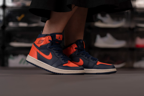 Giày Nike Wmns Air Jordan 1 Retro High 'Blue Void' AH7389-408 - Hình ảnh 2