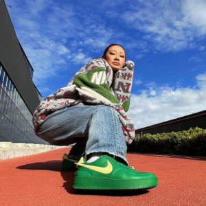 Giay Nike Air Force 1 x Ambush 'Pine Green' DV3464-300