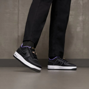 Giay Nike Air Force 1 Low World Champ 'Black Purple' DQ0300-001