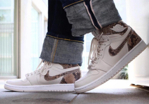 Alternative view of Giày Nike Wmns Air Jordan 1 Retro High Premium 'Phantom' AH7389-004