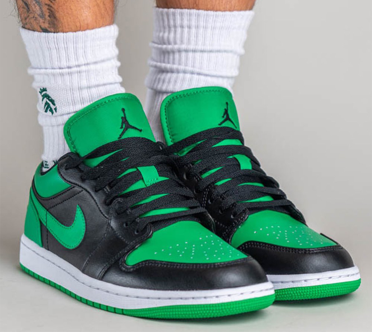 Air Jordan 1 Low Lucky Green 553558-065