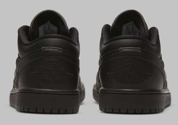 Giày Nike Wmns Air Jordan 1 Low 'Triple Black Quilted' DB6480-001 - Hình ảnh 4