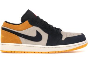 Giày Nike Air Jordan 1 Low Sail University Gold Black 553558-127