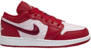 Giày Nike Air Jordan 1 Low SE 'Red Quilt' (GS) DB3621-600
