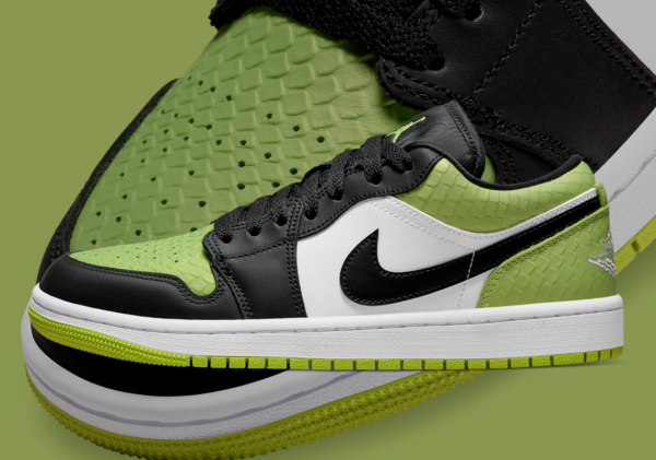 Giày Nike Air Jordan 1 Low 'Snakeskin Vivid Green' DX4446-301 - Hình ảnh 7